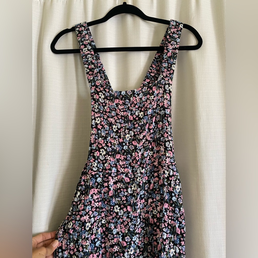 Floral Overall Jumpsuit